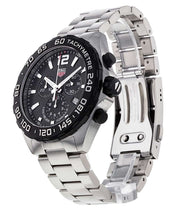 Tag Heuer Formula 1 Chronograph Black Dial Silver Steel Strap Watch for Men - CAZ1010.BA0842