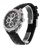Tag Heuer Formula 1 Calibre 16 Black Dial Black Leather Strap Watch for Men - CAZ2010.FT8024