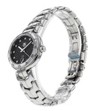 Tag Heuer Link Quartz Diamonds Black Dial Silver Steel Strap Watch for Women - WAT1410.BA0954