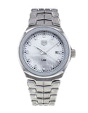 Tag Heuer Link Quartz Diamonds Mother of Pearl Dial Silver Steel Strap Watch for Women - WBC1312.BA0600