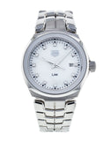 Tag Heuer Link Quartz Diamonds Mother of Pearl Dial Silver Steel Strap Watch for Women - WBC1312.BA0600