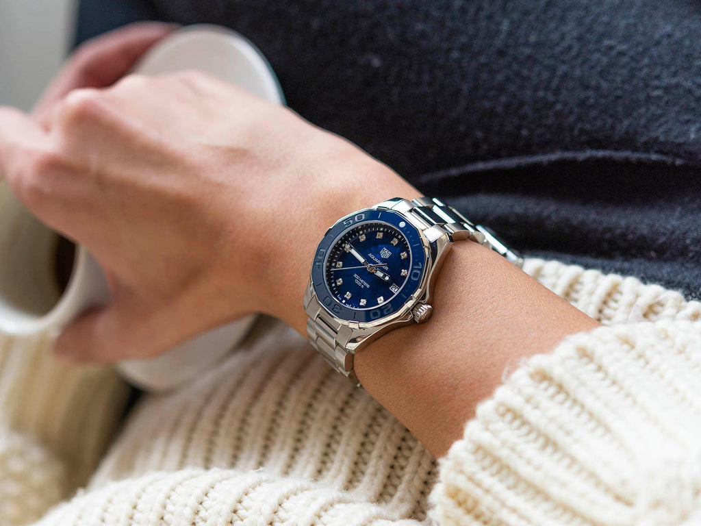 Tag Heuer Aquaracer Blue Dial Watch for Women