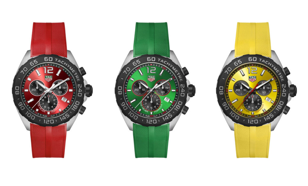 Tag Heuer Formula 1 Yellow Dial Watch for Men - CAZ101AM.FT8054