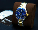 豪雅 Formula 1 模拟石英 41 毫米蓝色表盘两色钢表带男士手表 - WAZ1120.BB0879