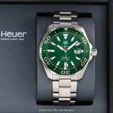 Tag Heuer Aquaracer Green Dial Watch for Men - WAY201S.BA0927