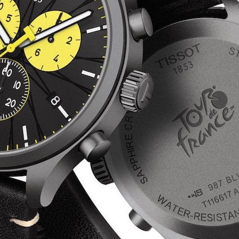 Tissot Chrono XL Tour De France Special Edition Black Dial Black