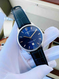 Tissot Chemin Des Tourelles Powermatic 80 Blue Dial Blue Leather Strap Watch for Men - T099.407.16.047.00