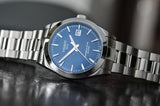 Jam Tangan Pria Tissot Gentlemen Powermatic 80 Silicium Blue Dial Silver Steel Strap - T127.407.11.041.00