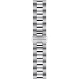 Tissot Gentleman Powermatic 80 Silicium Ice Blue Silver Steel Strap Watch For Men - T127.407.11.351.00