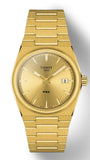 Tissot PRX Powermatic 80 Gold Dial Gold Steel Strap Watch for Men - T137.407.33.021.00