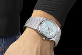 Tissot PRX Powermatic 80 Ice Blue Tiffany Dial Silver Steel Strap Watch for Men - T137.407.11.351.00