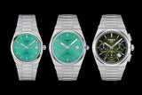 Tissot PRX Powermatic 80 Light Green Dial Silver Steel Strap Watch for Men - T137.207.11.091.01