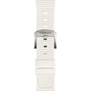 Tissot PRX 40 White Dial White Rubber Strap Watch For Men -  T137.410.17.011.00