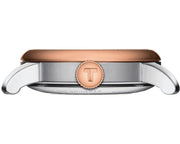 Tissot Le Locle Lady Automatic Diamonds Silver Dial Two Tone Steel Strap Watch For Women - T006.207.22.036.00