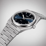 Tissot T Classic PRX Blue Dial Silver Steel Strap Watch For Men - T137.410.11.041.00