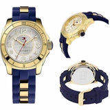 Tommy Hilfiger White Dial Two Tone Steel Strap Watch for Women - 1781307