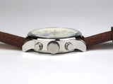 Tommy Hilfiger Jackson Multi-Function Silver Dial Brown Leather Strap Watch for Men - 1791239