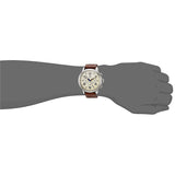 Tommy Hilfiger Jake Multifunction White Dial Brown Leather Strap Watch for Men - 1791230