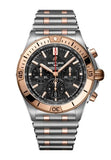 Breitling Chronomat B01 42 18K Red Gold Black Dial Two Tone Steel Strap Watch for Men - UB01341A1B1U1