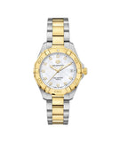 Tag Heuer Aquaracer Quartz Mother of Pearl Dial Two Tone Steel Strap Watch for Men - WBD1420.BB0321