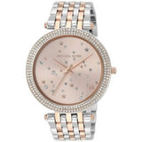 Michael Kors Darci Rose Gold Dial Two Tone Steel Strap Watch for Women - MK3726