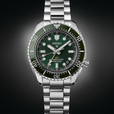 Seiko Prospex GMT Divers Automatic Marine Green Dial Silver Steel Strap Watch For Men - SPB381J1