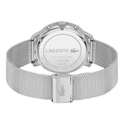 Lacoste Replay Chronograph Blue Dial Silver Mesh Strap Watch for Men - 2011256