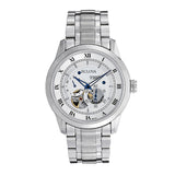 Bulova BVA Series Dual Aperture Silver Dial Silver Steel Strap Watch for Men - 96A118