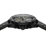 Tag Heuer Formula 1 Chronograph Senna Black Dial Black Leather Strap Watch for Men - CAZ101AJ.FC6487