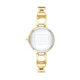 Coach Park Diamonds Silver Dial Gold Steel Strap Watch for Women - 14503171