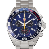 Tag Heuer Formula 1 Red Bull Racing Chronograph Blue Dial Silver Steel Strap Watch for Men - CAZ101AK.BA0842