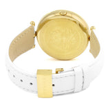 Versace Palazzo Empire White Dial White Leather Strap Watch for Women - VCO040017