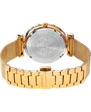 Versace Palazzo Empire Greca Black Dial Gold Mesh Bracelet Watch for Women - VEDV00519