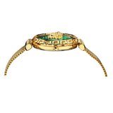 Versace Palazzo Empire Greca Green Dial Gold Mesh Bracelet Watch for Women - VEDV00819