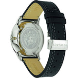 Versace V Urban Black Dial Black Leather Strap Watch for Men - VELQ00119