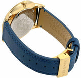 Versace V-Urban Quartz Blue Dial Blue Leather Strap Watch for Men - VELQ00319