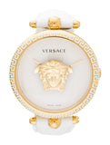 Versace Palazzo Empire White Dial White Leather Strap Watch for Women - VCO040017