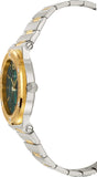 Versace Greca Green Dial Silver Steel Strap Watch for Women - VEVH00720