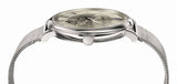 Versace V-Circle Silver Dial Silver Mesh Bracelet Watch for Men - VBQ060017