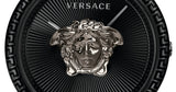 Versace Palazzo Empire Black Dial Black Leather Strap Watch for Women - VCO050017