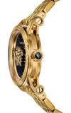 Versace Palazzo Empire Black Dial Gold Steel Strap Watch for Men - VERD00818