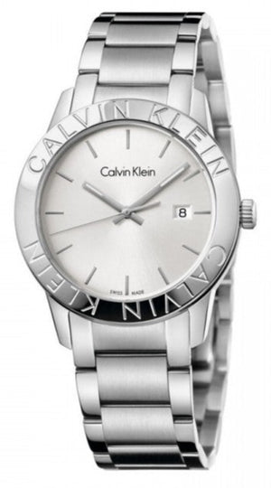 Calvin Klein Steady Silver Dial Silver Steel Strap Watch for Women - K7Q21146