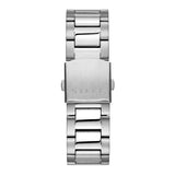 Guess Exec Quartz Silver Dial Silver Steel Strap Watch for Men - W0075G3