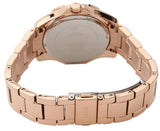 Guess BFF Multifunction Black Dial Rose Gold Steel Strap Watch for Women - W0231L7