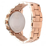 Guess Sunrise Quartz Rose Gold Dial Rose Gold Steel Strap Watch For Women - W0330L2