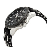 Guess Oasis Black Dial Black Rubber Strap Watch for Men - W0366G1