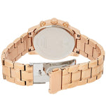 Guess Siren Diamonds White Dial Rose Gold Steel Strap Watch for Women - W0442L3