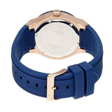 Guess Jet Setter Analog Quartz Blue Dial Blue Rubber Strap Watch For Women - W0571L1