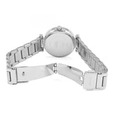 Guess Park Ave White Dial Silver Steel Strap Watch for Women - W0767L1