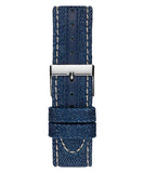 Guess Limelight Quartz Analog Blue Dial Blue Denim Strap Watch For Women - W0775l10